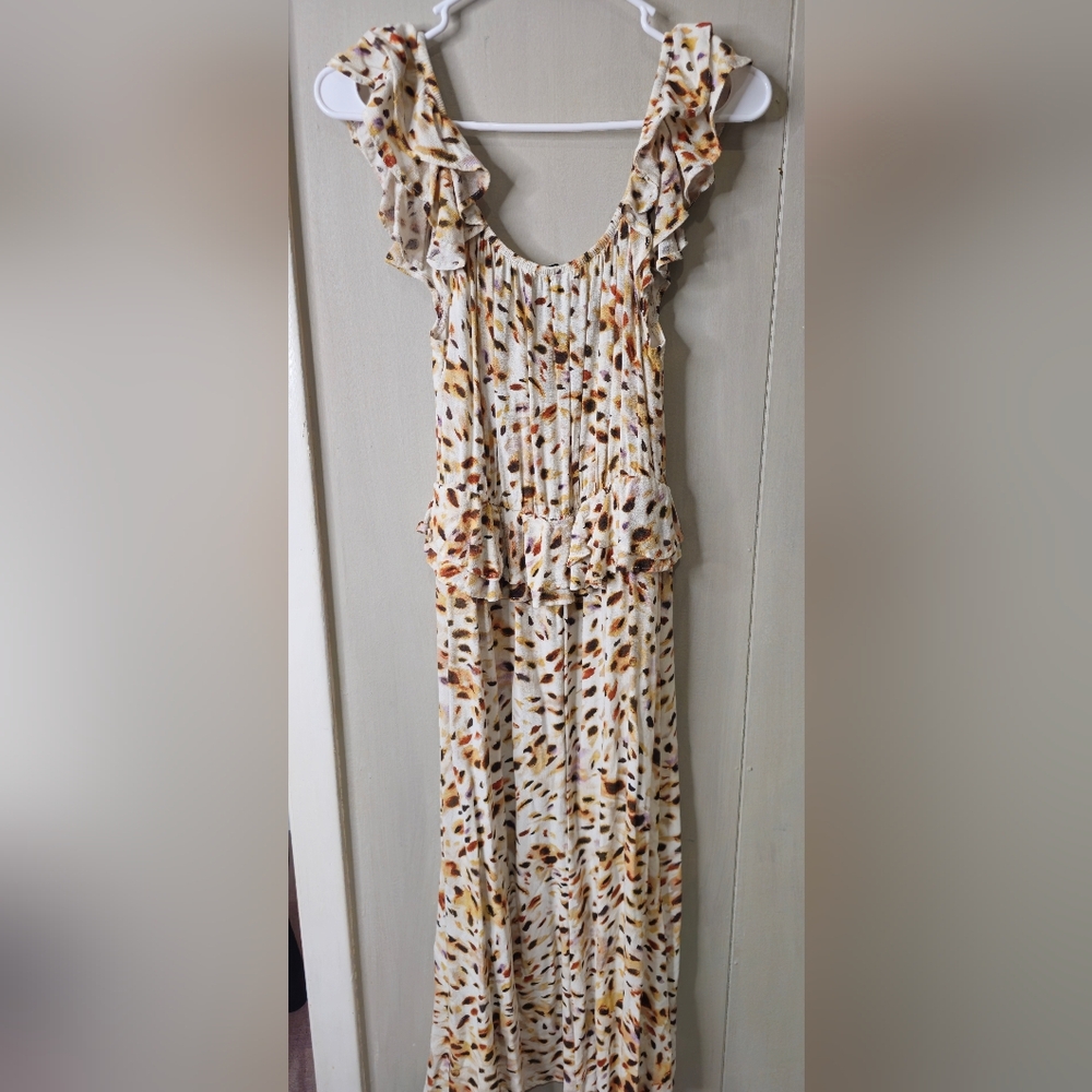 Sleeveless Patterned Dress